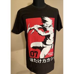 Naruto Shippuden Collection Kakashi Hatake Team 07 T-shirt Men's Size Large
